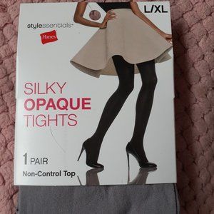 Brand New Hanes Silky Opaque Tights-L/XL